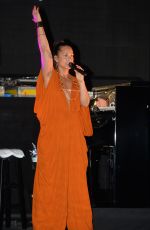 ALICIA KEYS Performs at Porsche Design Tower Miami in Sunny Isles 03/18/2017