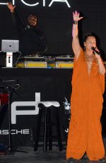 ALICIA KEYS Performs at Porsche Design Tower Miami in Sunny Isles 03/18/2017