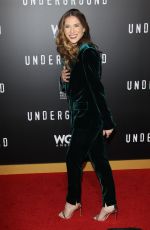 ALLISON HOLKER at ‘Underground’ Season Two Premiere in Los Angeles 02/28/2017