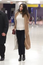 AMAL CLOONEY at JFK Airport in New York 03/11/2017