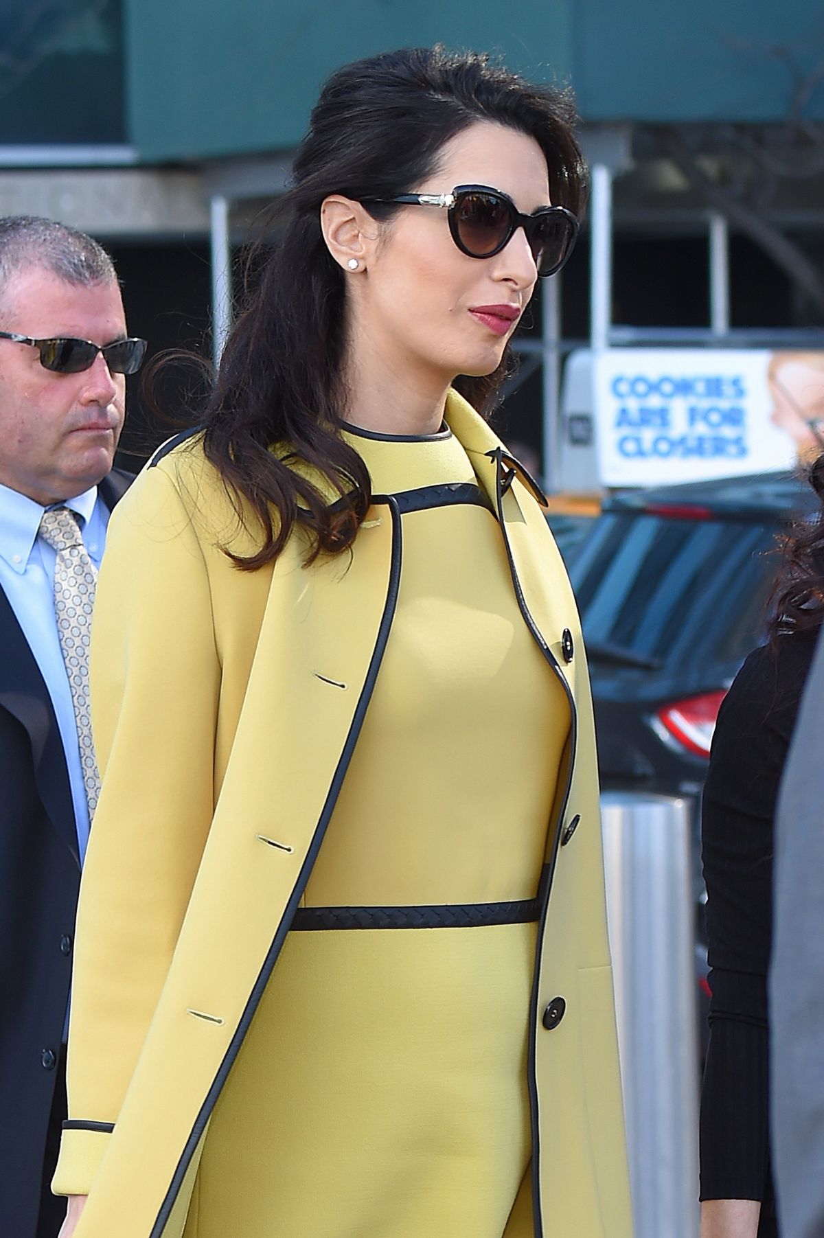 AMAL CLOONEY Leaves Her Hotel in New York 03/09/2017 – HawtCelebs