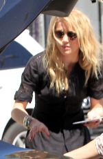 AMBER HEARD Out and About in Beverly Hills 03/29/2017