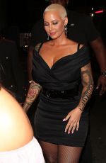 AMBER ROSE Arrives at 1Oak in Los Angeles 14.03.2017