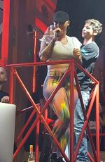 AMBER ROSE at a Nightclub in Los Cabos 03/07/2017