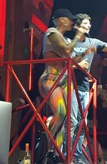 AMBER ROSE at a Nightclub in Los Cabos 03/07/2017