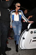AMBER ROSE Night Out in West Hollywood 03/22/2017