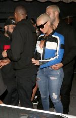 AMBER ROSE Night Out in West Hollywood 03/22/2017