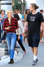 AMBER VALLETTA Out Shopping at The Grove in Los Angeles 03/08/2017