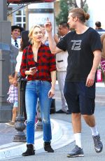 AMBER VALLETTA Out Shopping at The Grove in Los Angeles 03/08/2017