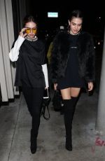 AMELIA and DELILAH HAMLIN Leaves Catch LA in West Hollywood 03/24/2017