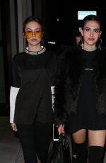 AMELIA and DELILAH HAMLIN Leaves Catch LA in West Hollywood 03/24/2017