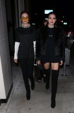 AMELIA and DELILAH HAMLIN Leaves Catch LA in West Hollywood 03/24/2017