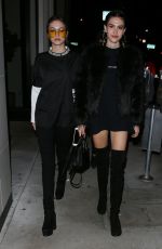 AMELIA and DELILAH HAMLIN Leaves Catch LA in West Hollywood 03/24/2017