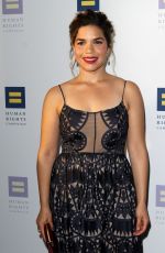 AMERICA FERRERA at Human Rights Campaign Gala Dinner in Los Angeles 03/18/2017
