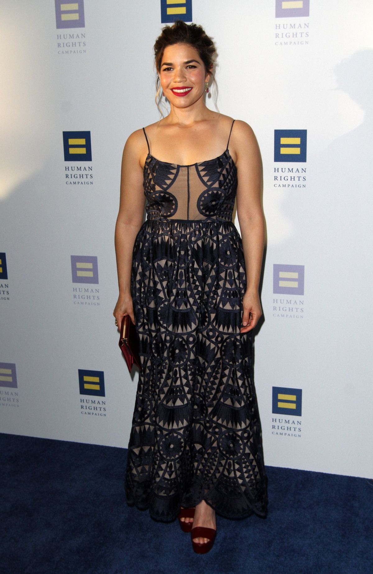 AMERICA FERRERA at Human Rights Campaign Gala Dinner in Los Angeles 03 ...