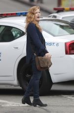 AMY ADAMS on the Set of Sharp Objects in Los Angeles 03/21/2017