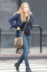 AMY ADAMS on the Set of Sharp Objects in Los Angeles 03/21/2017