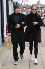 ANA IVANOVIC and Bastian Schweinsteiger at Victors Restaurant in Manchester 03/01/2017