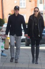 ANA IVANOVIC and Bastian Schweinsteiger Out in Cheshire 03/09/2017