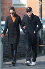 ANA IVANOVIC and Bastian Schweinstiger Out for Lunch in Hale 03/05/2017