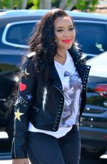 ANGELA SIMMONS Out Shopping in Beverly Hills 03/23/2017