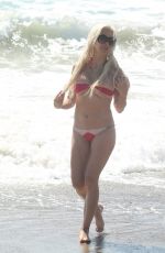 ANGLEIQUE FRENCHY MORGAN in Bikini at a Beach in Malibu 03/21/2017
