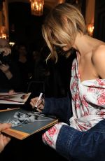 ANJA RUBIK Leaves Vogue Fashion Fund Cocktail in Paris 03/03/2017