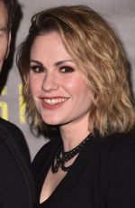 ANNA PAQUIN at Shots Fired TV Series Premiere in Los Angeles  03/16/2017