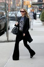 ANNABELLE WALLIS Out and About in New York 03/08/2017
