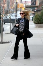 ANNABELLE WALLIS Out and About in New York 03/08/2017