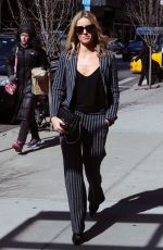ANNABELLE WALLIS Out and About in New York 03/14/2017