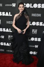 ANNE HATHAWAY at Colossal Premiere in New York 03/28/2017
