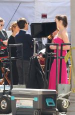ANNE HATHAWAY on the Set of 