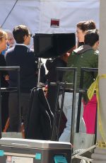 ANNE HATHAWAY on the Set of 