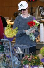 ANNE HATHAWAY Out Shopping Goes Flower in Beverly Hills 03/24/2017