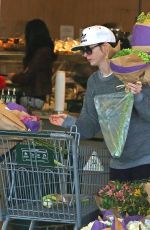ANNE HATHAWAY Out Shopping Goes Flower in Beverly Hills 03/24/2017