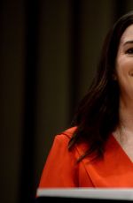 ANNE HATHAWAY Speaks at International Women