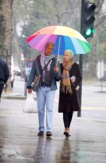 ANNIE LENOX Out and About in London 03/12/2017