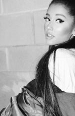 ARIANA GRANDE on the Set of a Photoshoot, 2017