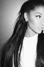 ARIANA GRANDE on the Set of a Photoshoot, 2017