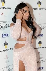 ASHANTI at Bravo International Music Awards in Moscow 03/18/2017