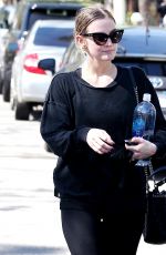 ASHLEE SIMPSON Leave a Gym in Studio City 03/09/2017