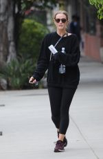 ASHLEE SIMPSON Leaves a Gym in Studio City 03/20/2017