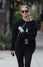 ASHLEE SIMPSON Leaves a Gym in Studio City 03/20/2017