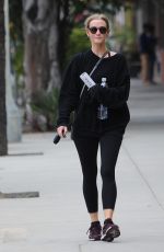 ASHLEE SIMPSON Leaves a Gym in Studio City 03/20/2017