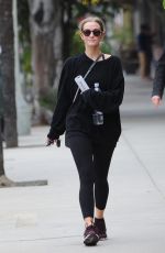 ASHLEE SIMPSON Leaves a Gym in Studio City 03/20/2017