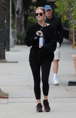 ASHLEE SIMPSON Leaves a Gym in Studio City 03/20/2017