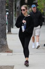 ASHLEE SIMPSON Leaves a Gym in Studio City 03/20/2017