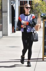 ASHLEE SIMPSON Out and About in Los Angeles 03/06/2017