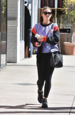 ASHLEE SIMPSON Out and About in Los Angeles 03/06/2017